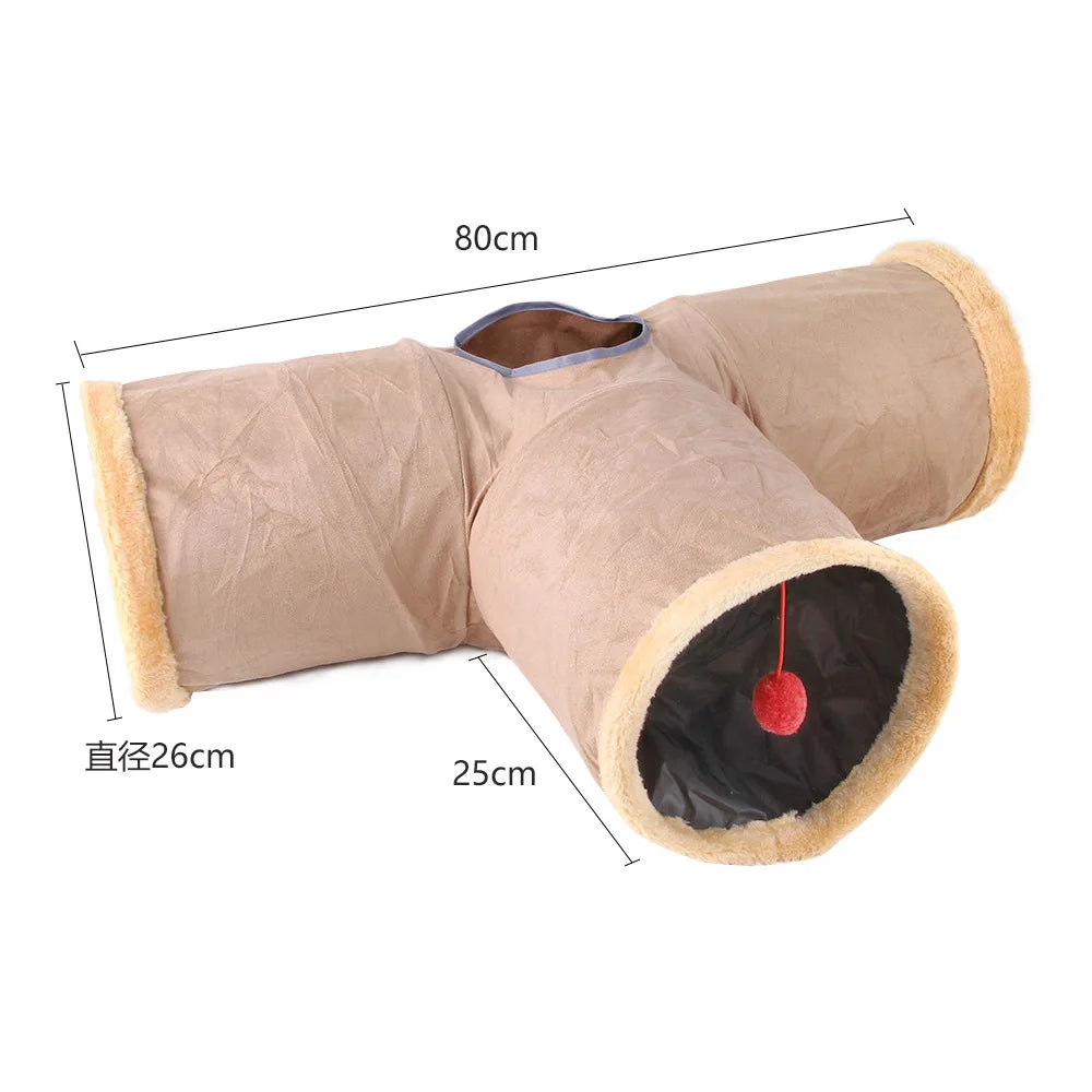 Collapsible tunnel