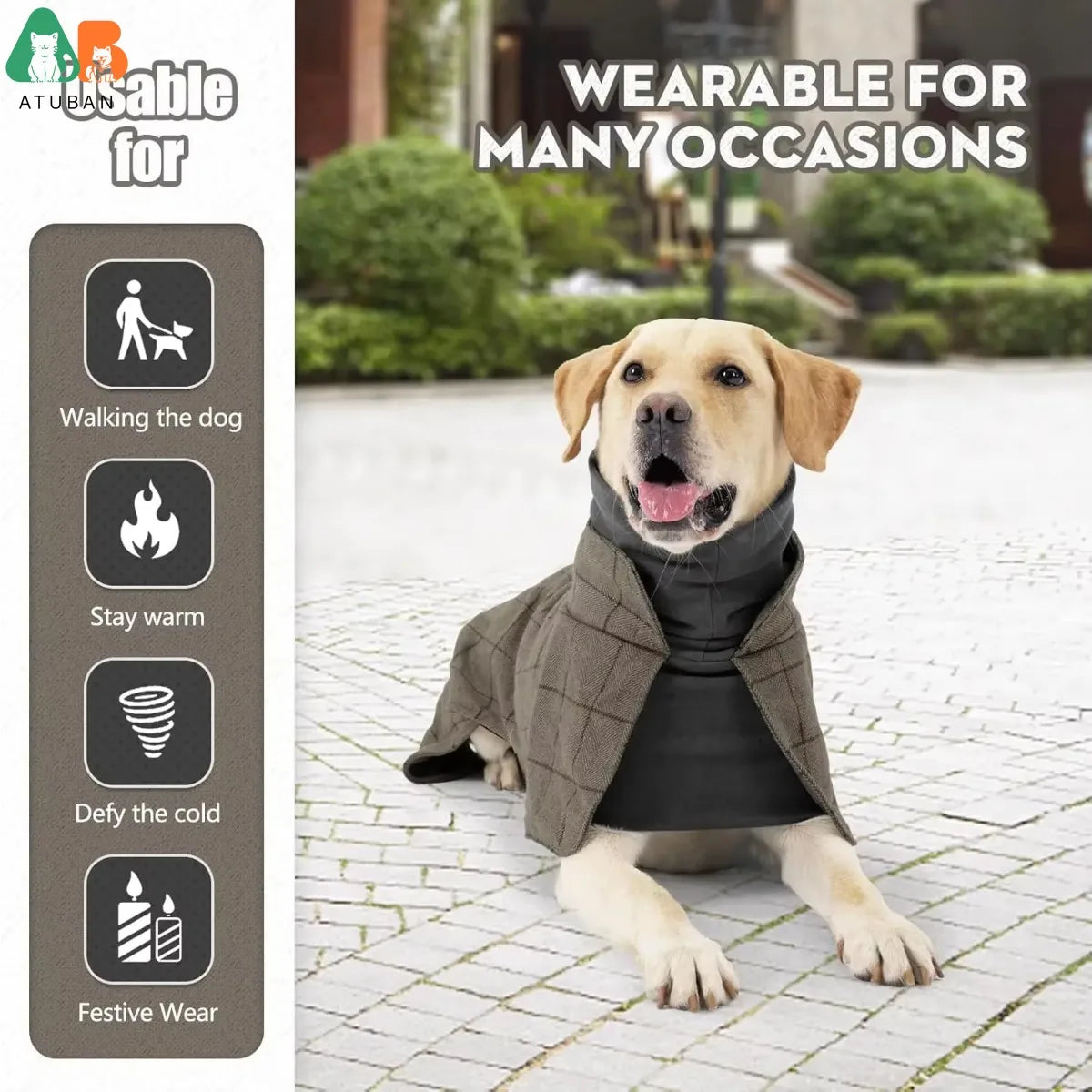 Warm dog coat