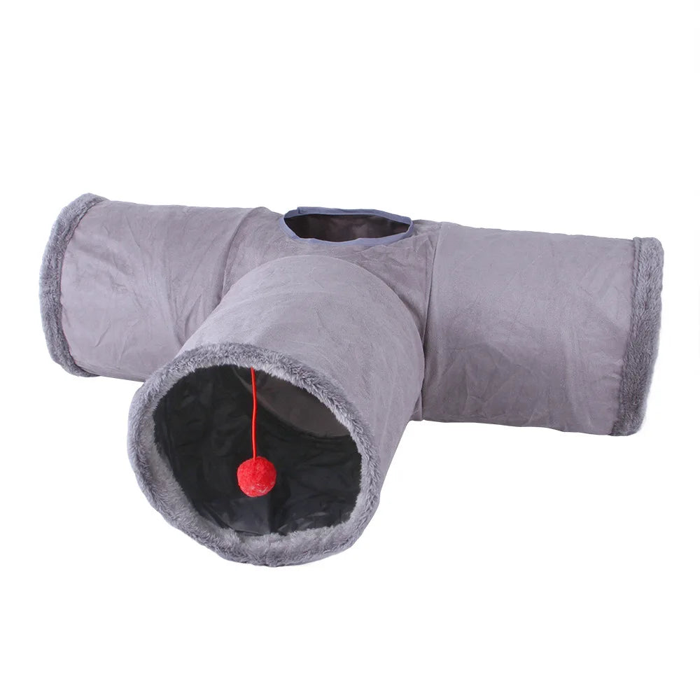 Collapsible tunnel
