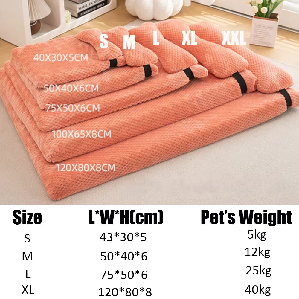 Warm calming dog bed