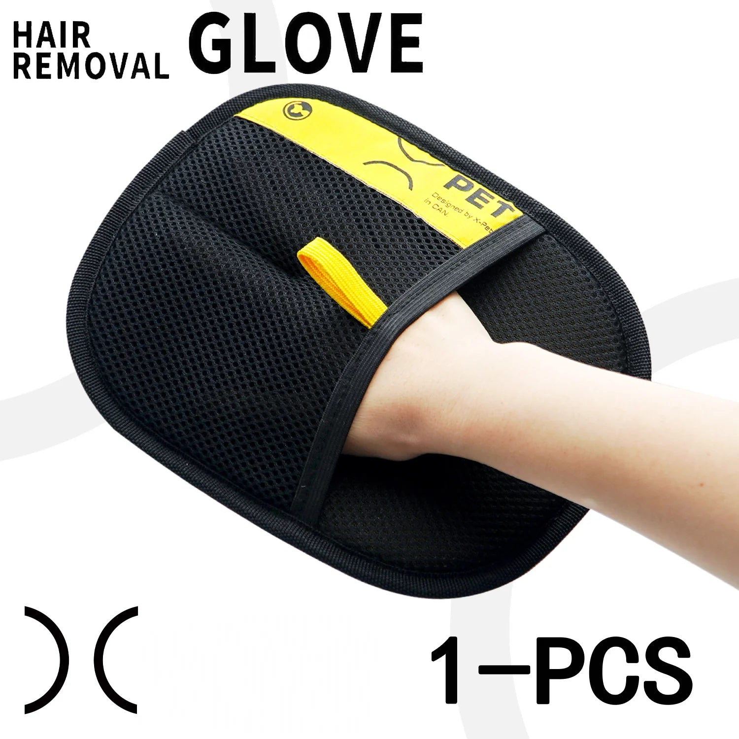 Hair remover gloves