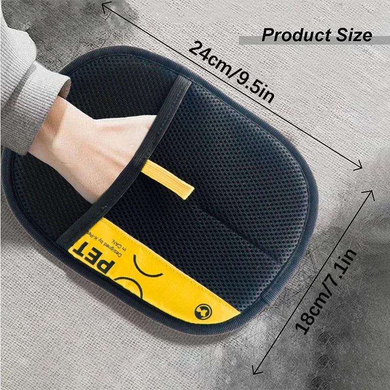 Hair remover gloves