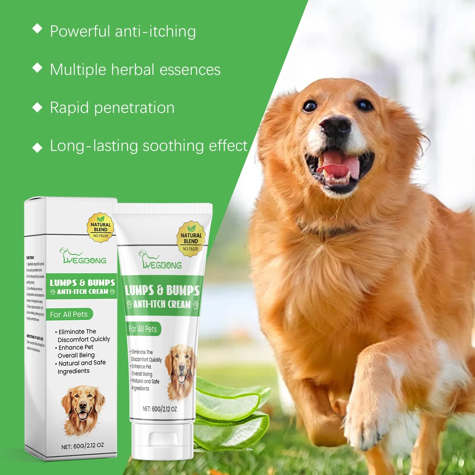 Herbal itching cream