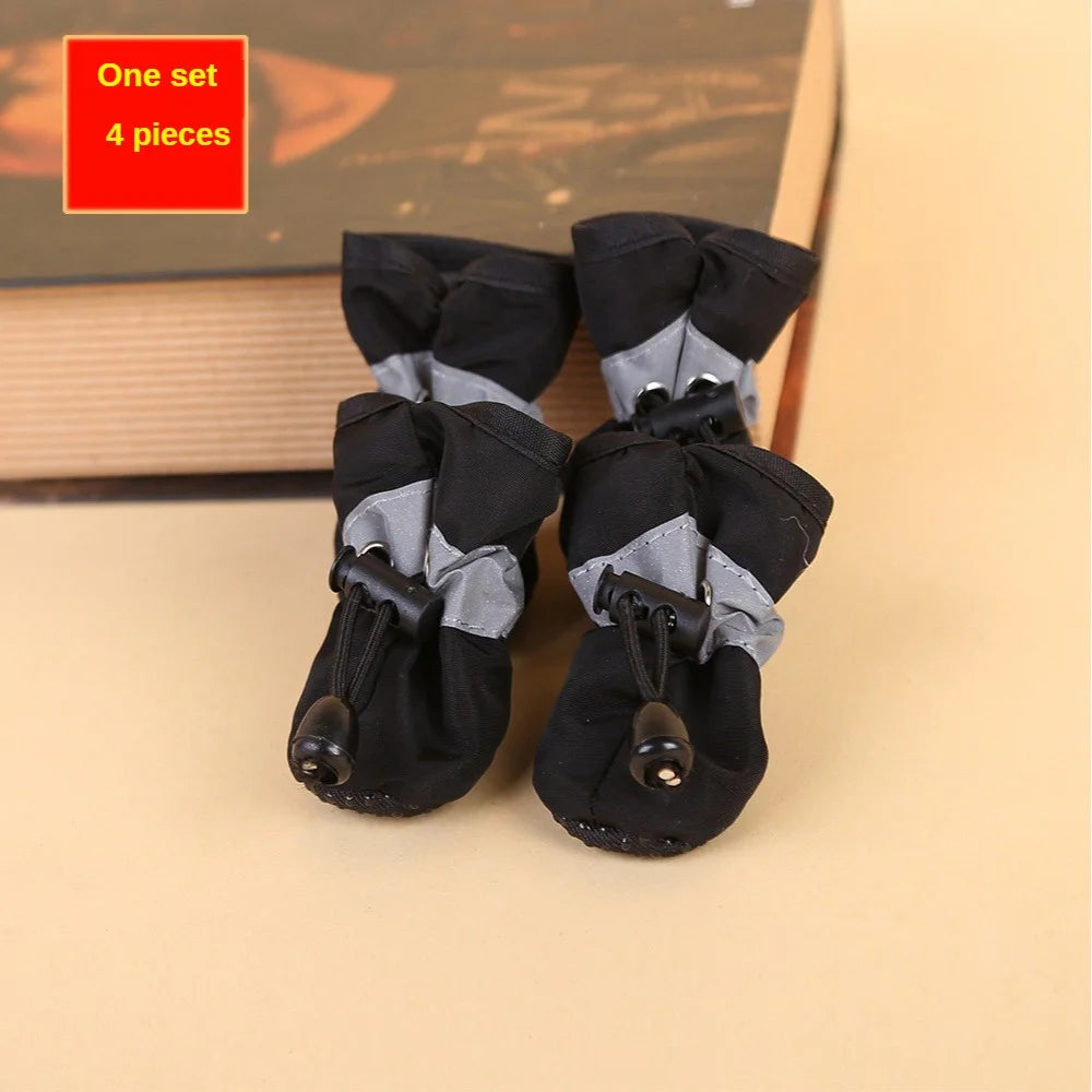Water-resistant dog shoes