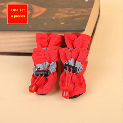 Water-resistant dog shoes