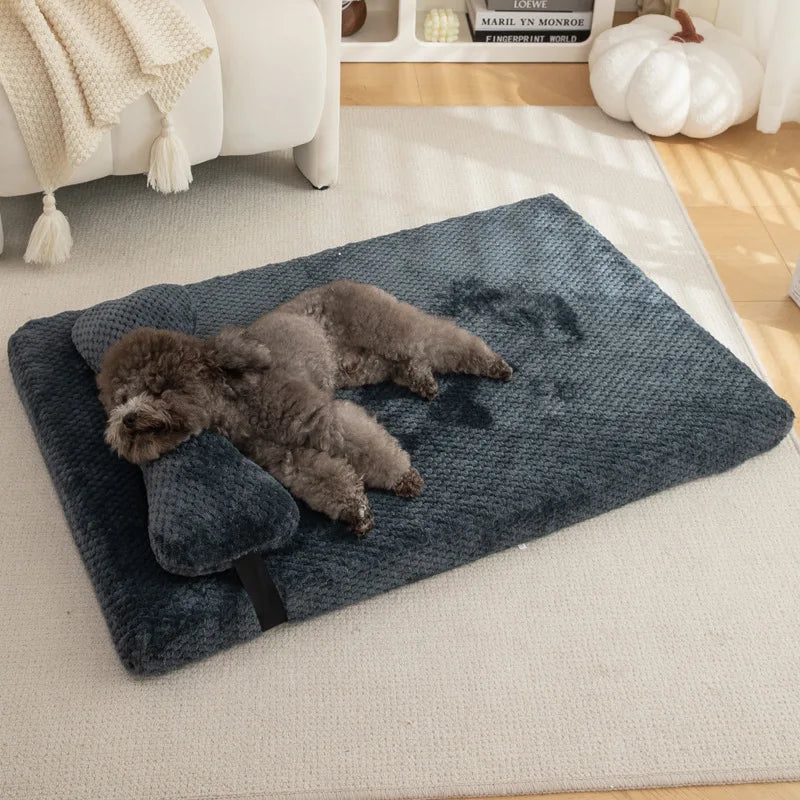 Warm calming dog bed