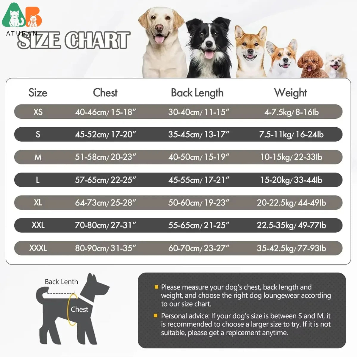 Warm dog coat