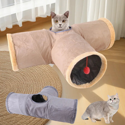 Collapsible tunnel