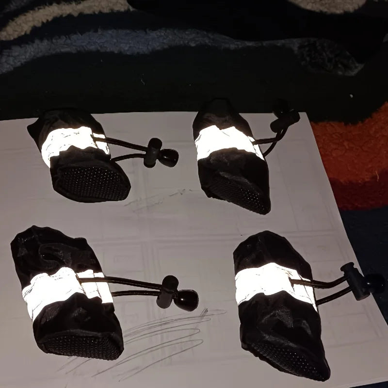 Water-resistant dog shoes