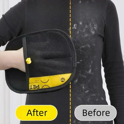 Hair remover gloves