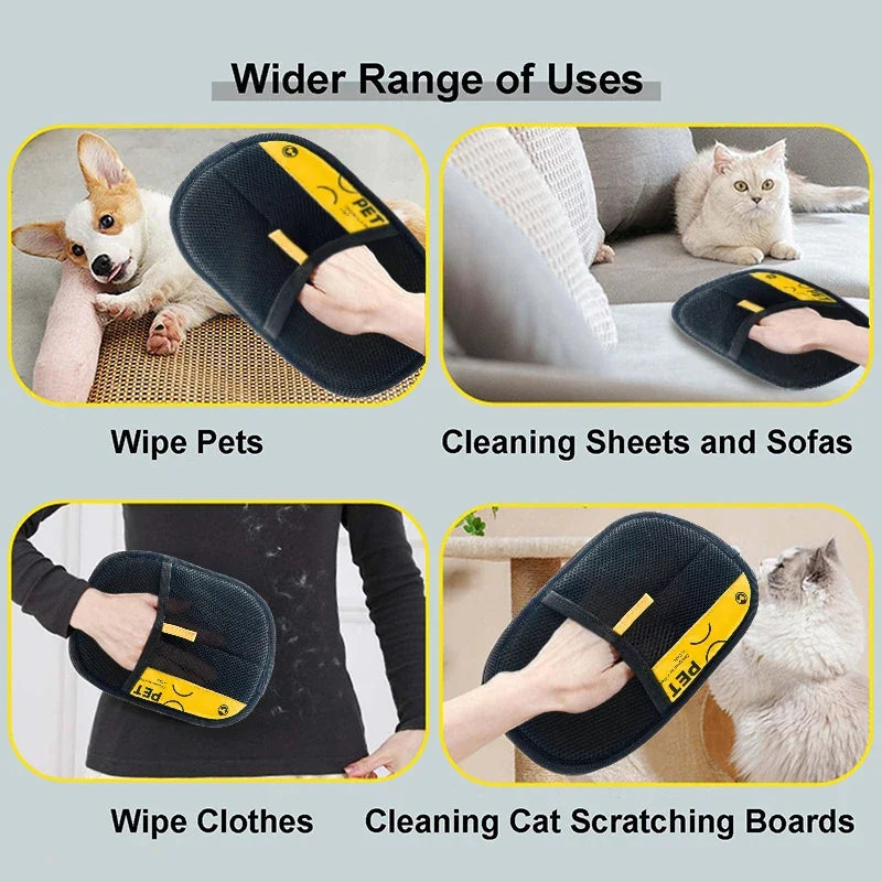 Hair remover gloves