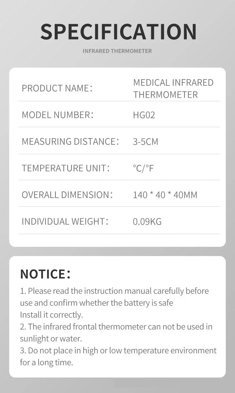 Medical digital thermometer