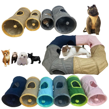 Collapsible tunnel
