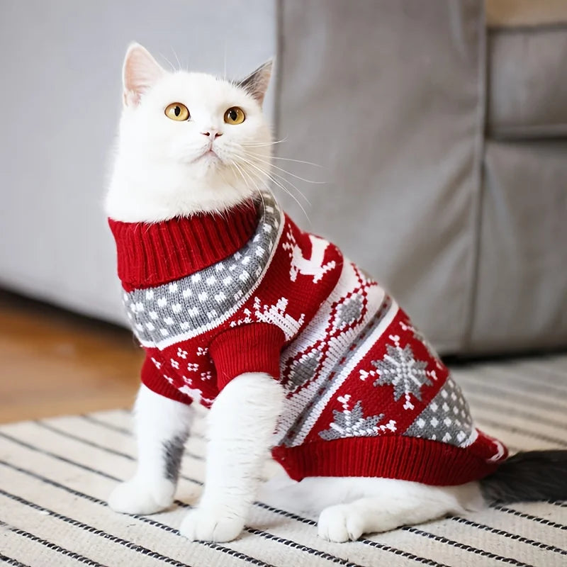 Christmas sweater for dogs and cats