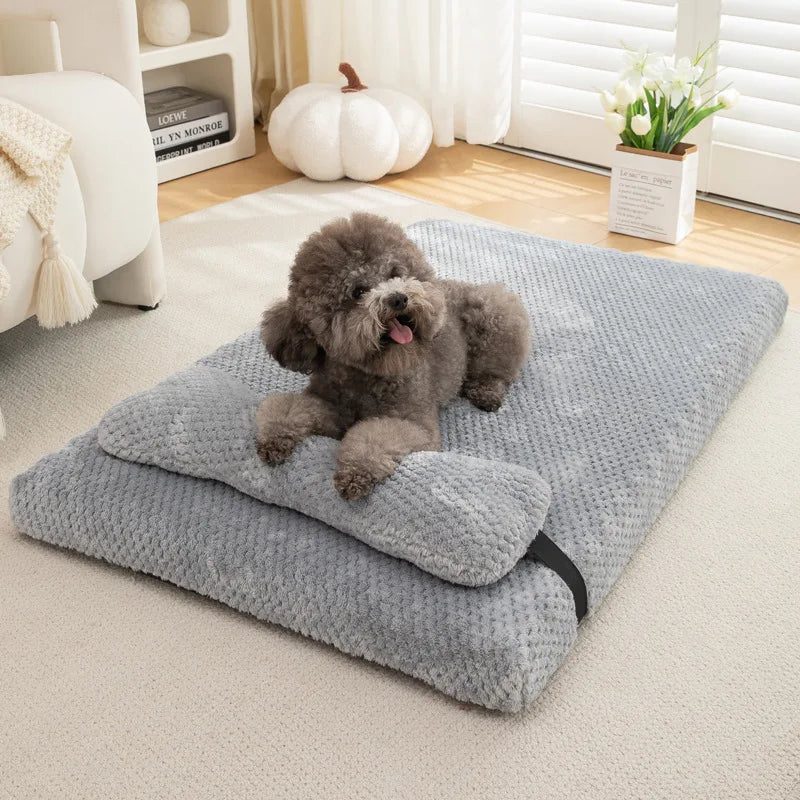 Warm calming dog bed