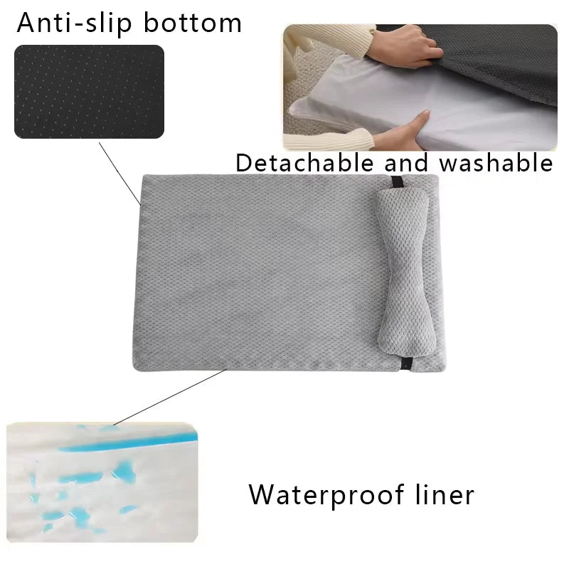 Warm calming dog bed