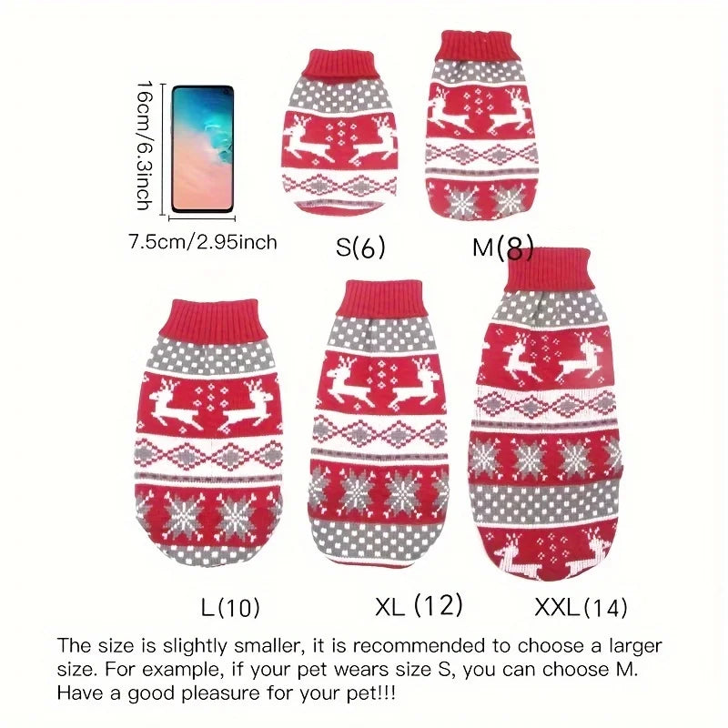 Christmas sweater for dogs and cats