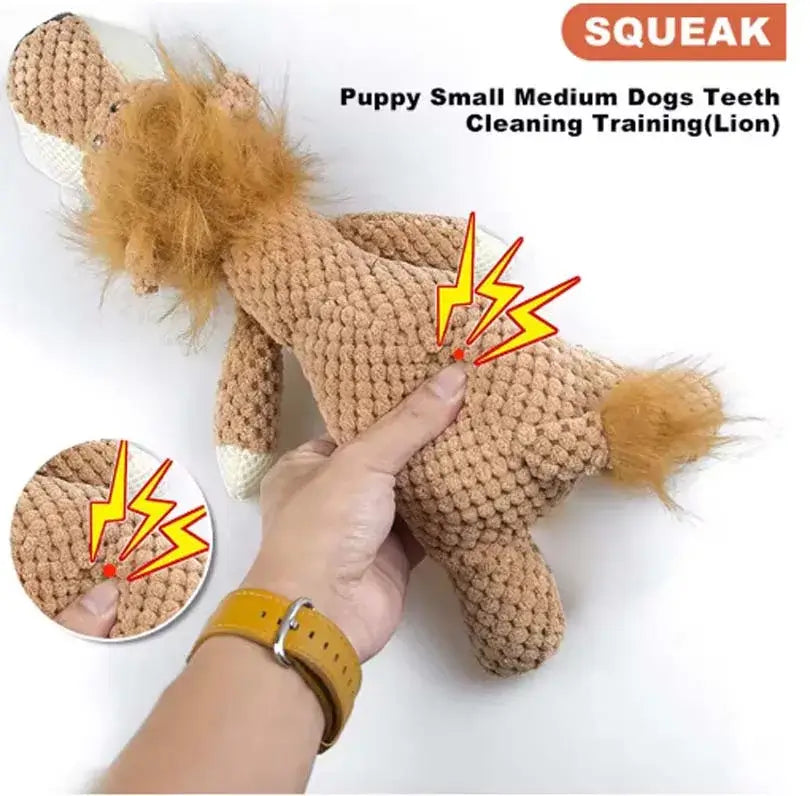 Cute Plush Squeak Fleece