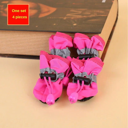Water-resistant dog shoes