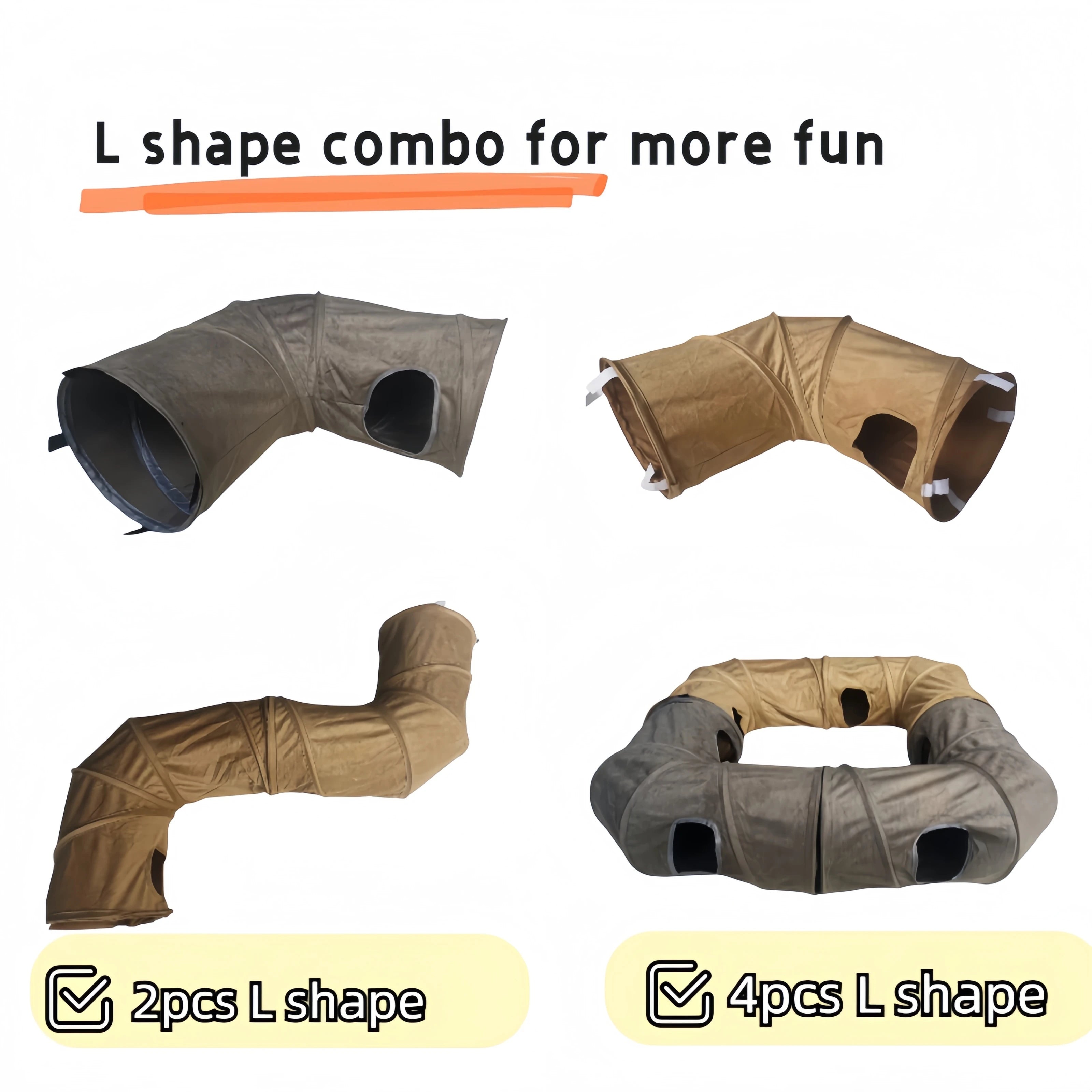 Collapsible tunnel