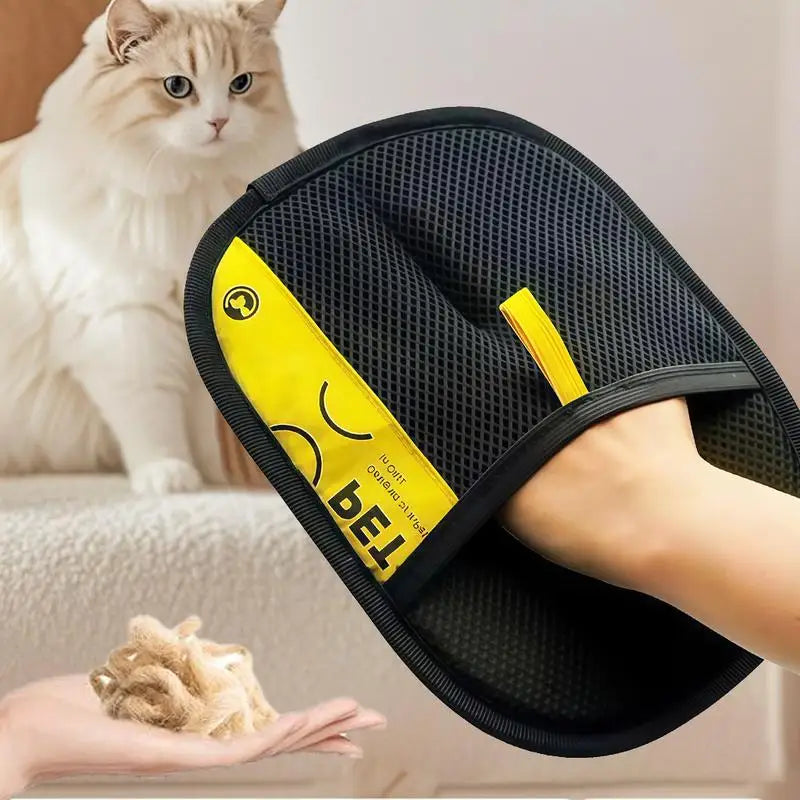 Hair remover gloves