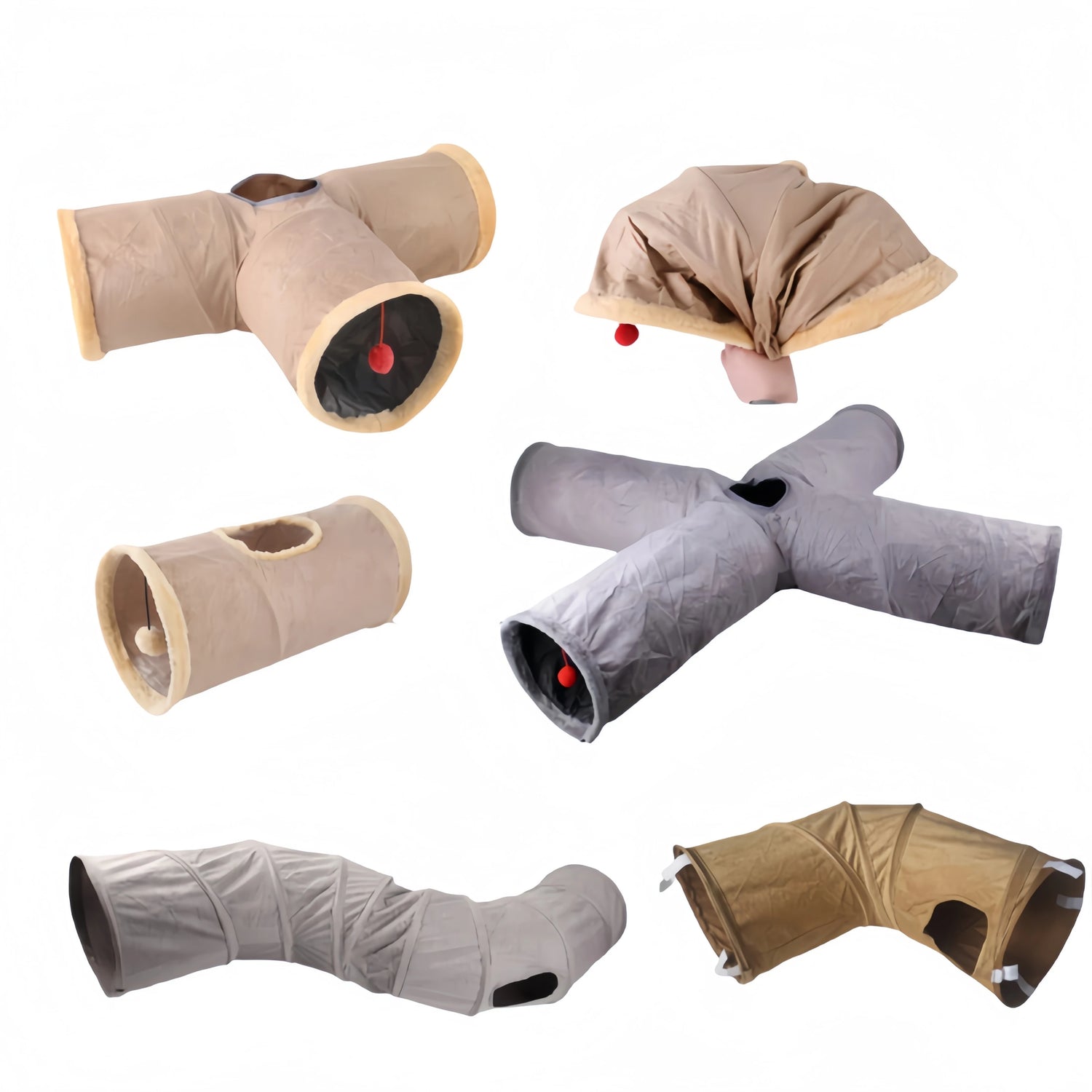 Collapsible tunnel