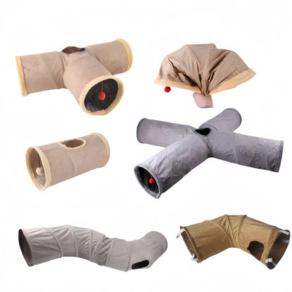 Collapsible tunnel