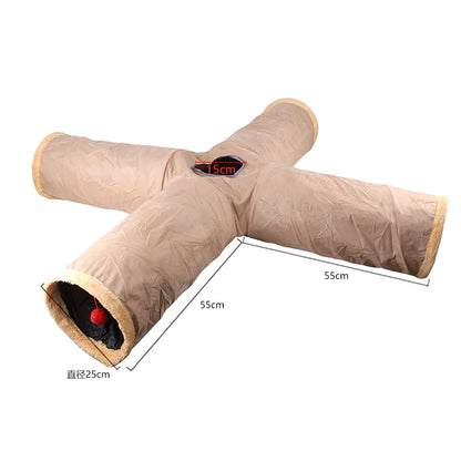 Collapsible tunnel